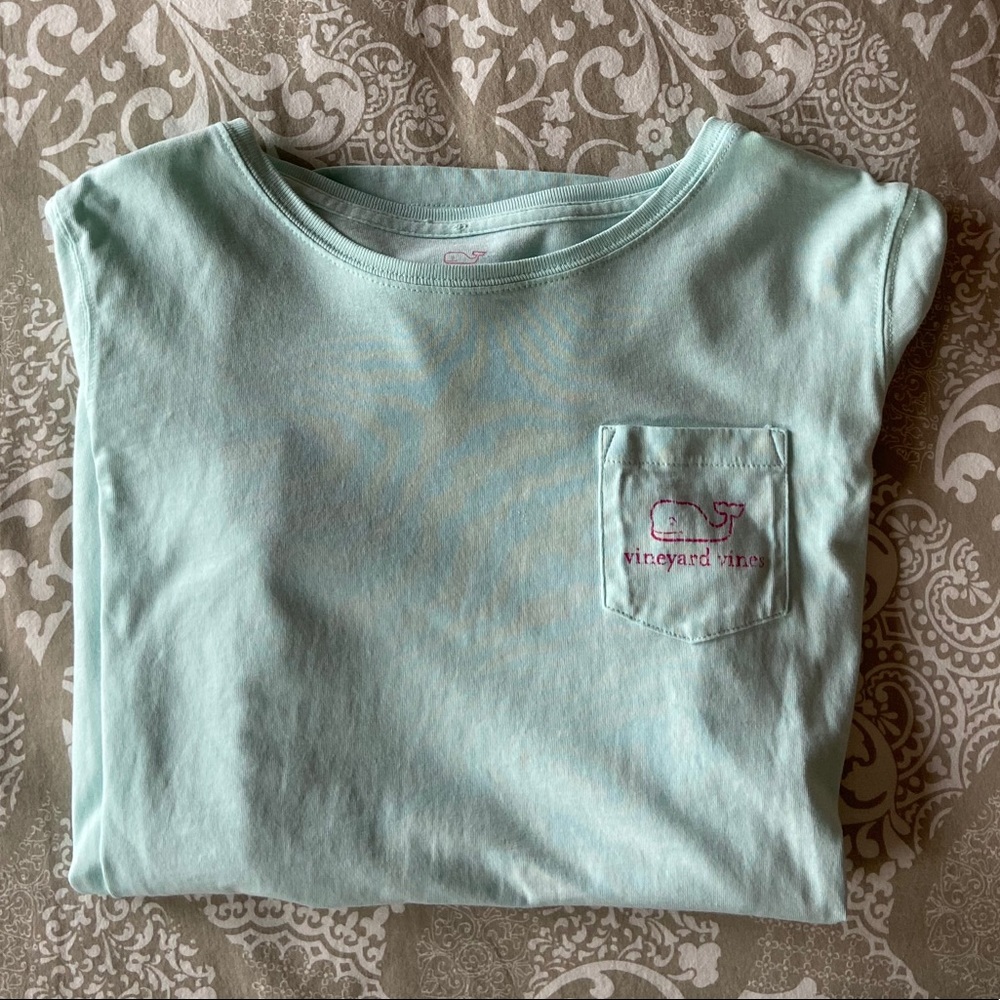 Teal Vineyard Vines Long Sleeve